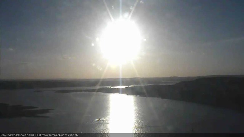 Lake Travis webcam, June 30, 2024 7:45 PM CT