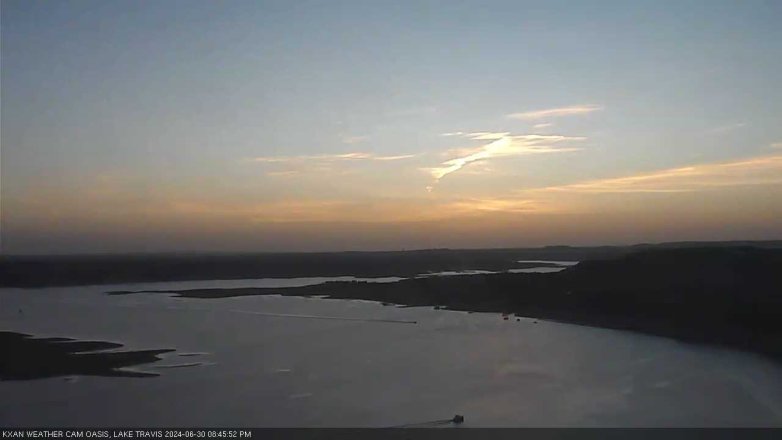 Lake Travis webcam, June 30, 2024 8:45 PM CT