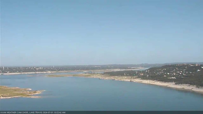 Lake Travis webcam, July 1, 2024 10:25 AM CT