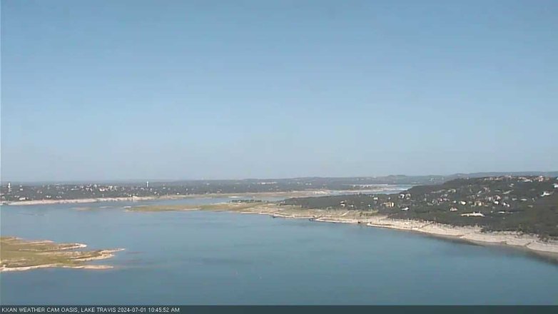 Lake Travis webcam, July 1, 2024 10:45 AM CT