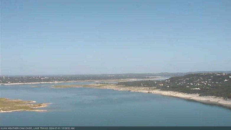 Lake Travis webcam, July 1, 2024 11:00 AM CT