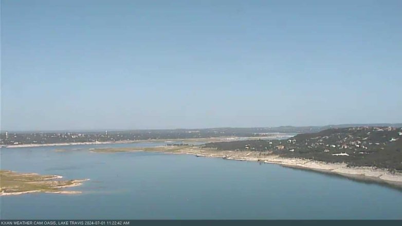 Lake Travis webcam, July 1, 2024 11:25 AM CT