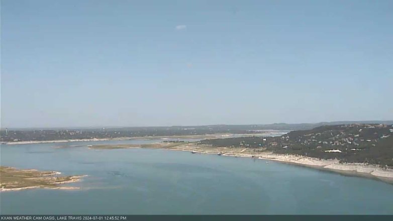 Lake Travis webcam, July 1, 2024 12:45 PM CT