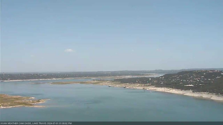 Lake Travis webcam, July 1, 2024 1:00 PM CT