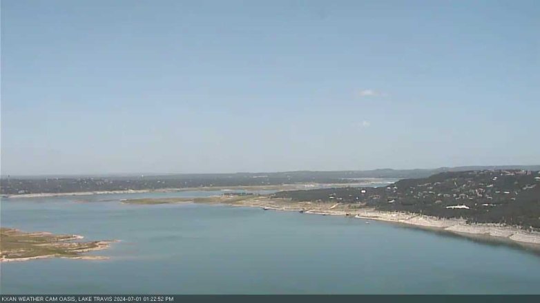 Lake Travis webcam, July 1, 2024 1:25 PM CT