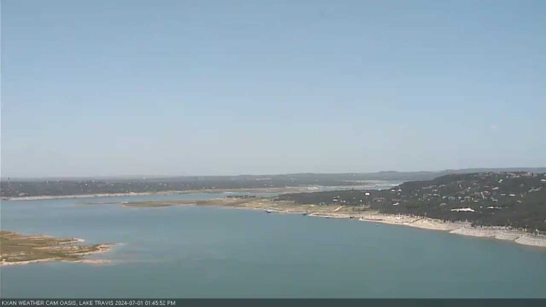 Lake Travis webcam, July 1, 2024 1:45 PM CT