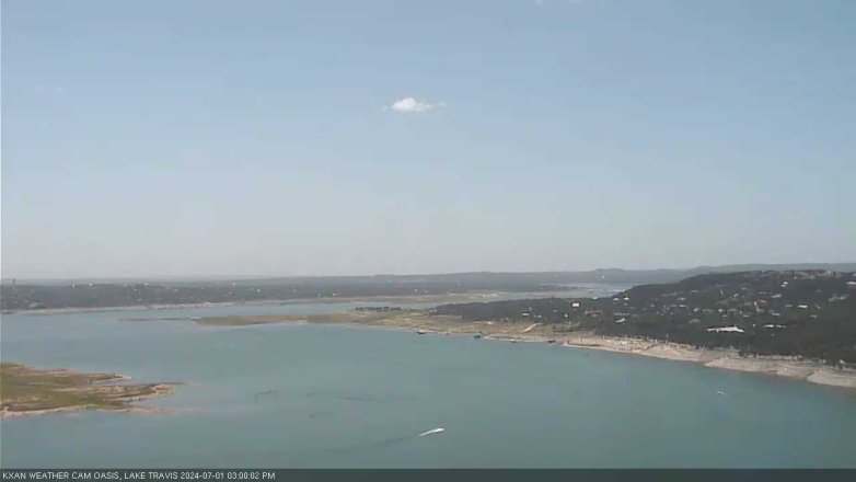 Lake Travis webcam, July 1, 2024 3:00 PM CT