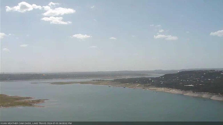 Lake Travis webcam, July 1, 2024 4:00 PM CT