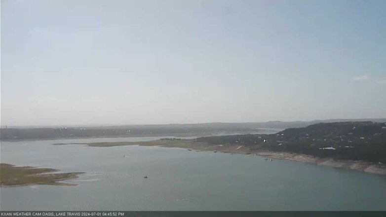 Lake Travis webcam, July 1, 2024 4:45 PM CT