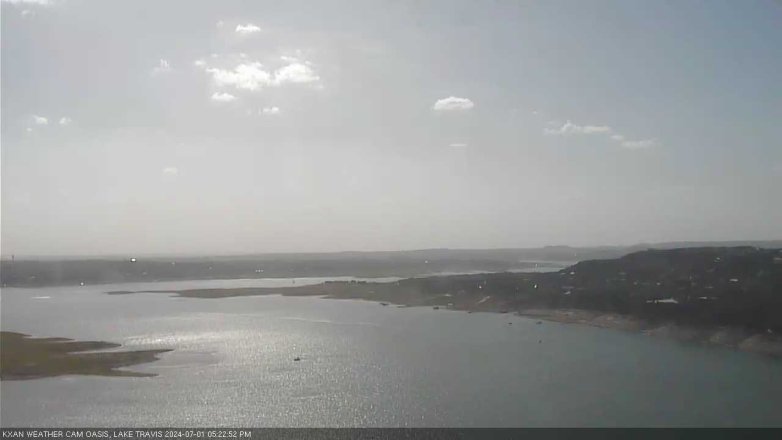 Lake Travis webcam, July 1, 2024 5:25 PM CT
