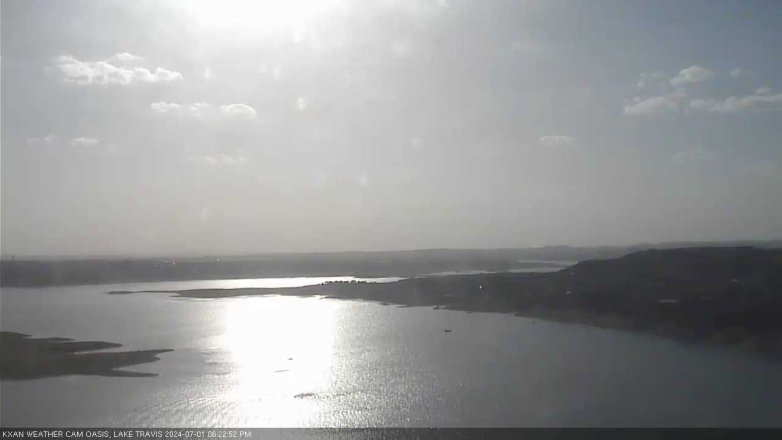 Lake Travis webcam, July 1, 2024 6:25 PM CT