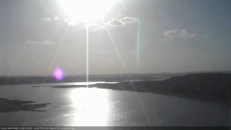 Lake Travis webcam, July 1, 2024 6:45 PM CT
