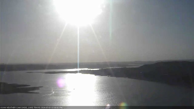 Lake Travis webcam, July 1, 2024 7:00 PM CT