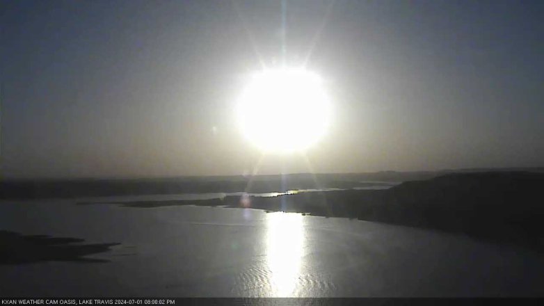 Lake Travis webcam, July 1, 2024 8:00 PM CT