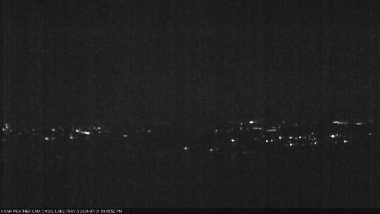 Lake Travis webcam, July 1, 2024 9:45 PM CT