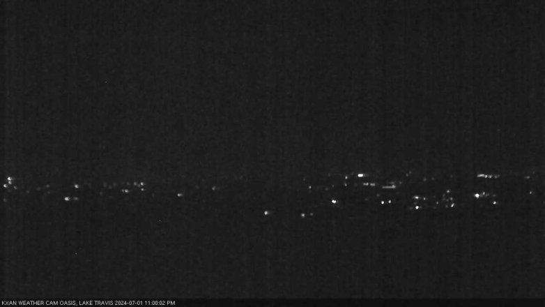 Lake Travis webcam, July 1, 2024 11:00 PM CT
