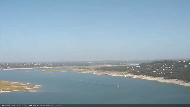 Lake Travis webcam, July 2, 2024 10:00 AM CT
