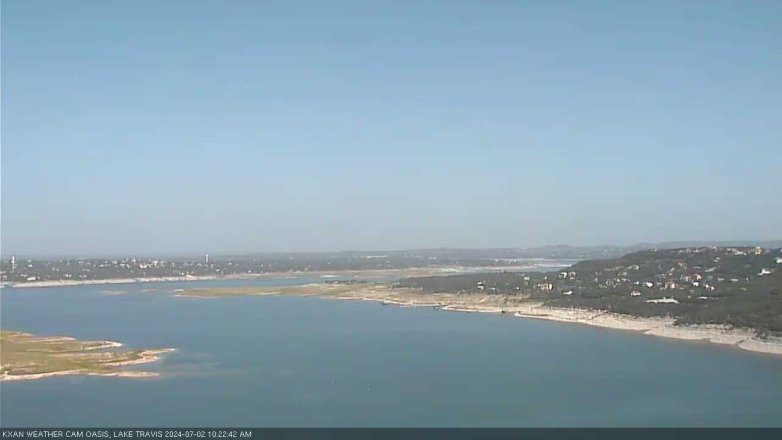 Lake Travis webcam, July 2, 2024 10:25 AM CT