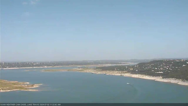 Lake Travis webcam, July 2, 2024 11:25 AM CT