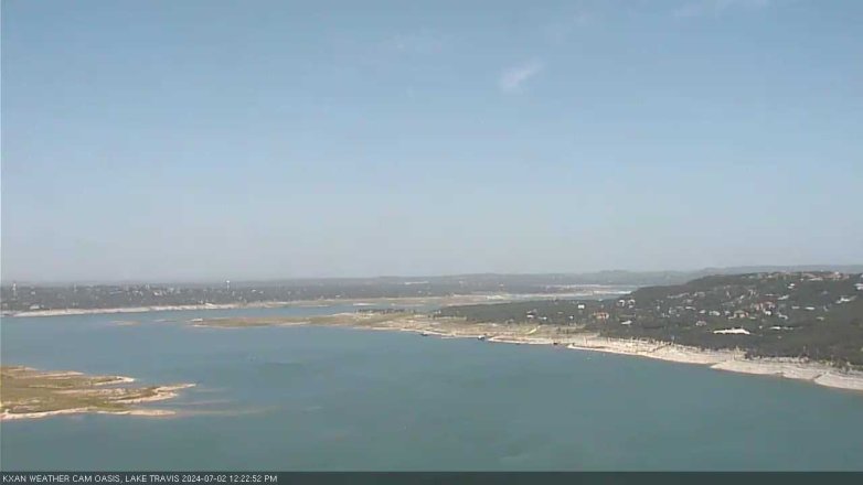Lake Travis webcam, July 2, 2024 12:25 PM CT
