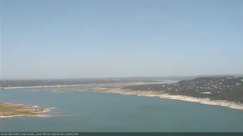 Lake Travis webcam, July 2, 2024 12:45 PM CT