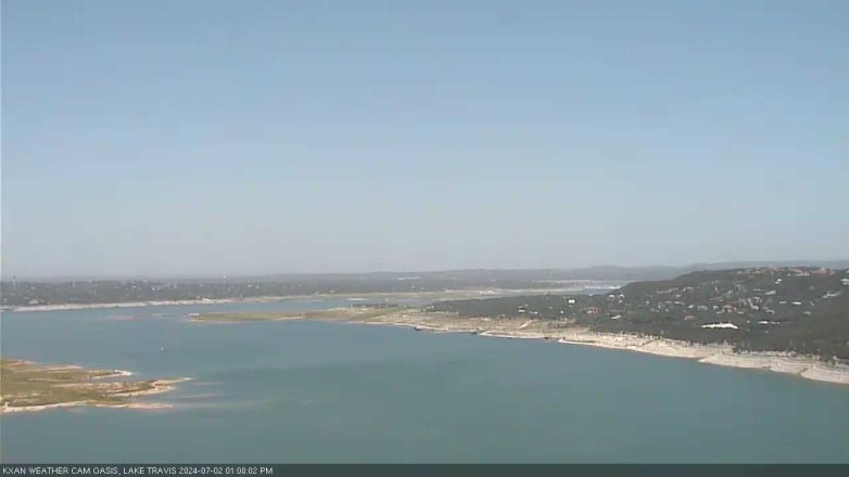 Lake Travis webcam, July 2, 2024 1:00 PM CT