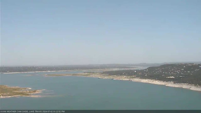 Lake Travis webcam, July 2, 2024 1:25 PM CT