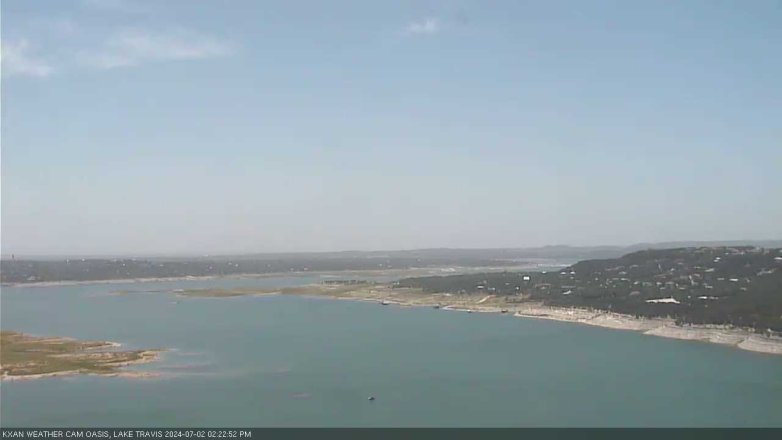 Lake Travis webcam, July 2, 2024 2:25 PM CT