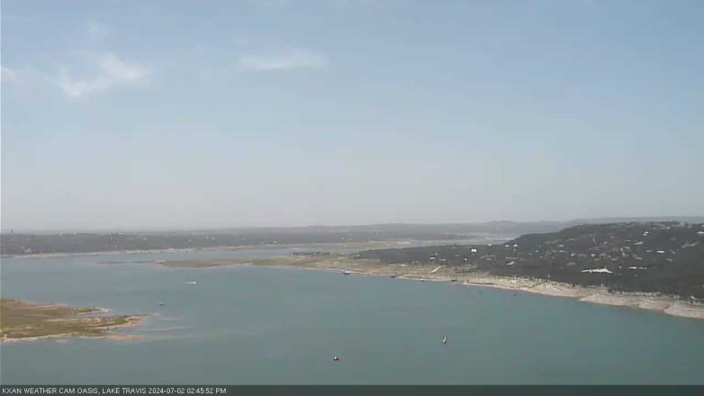 Lake Travis webcam, July 2, 2024 2:45 PM CT