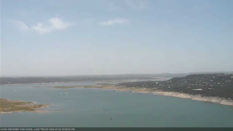 Lake Travis webcam, July 2, 2024 3:00 PM CT