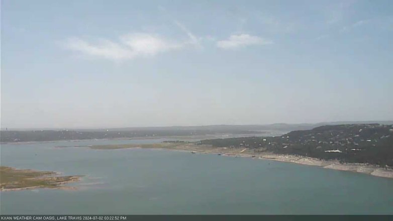 Lake Travis webcam, July 2, 2024 3:25 PM CT