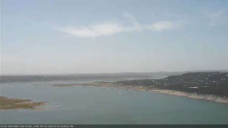 Lake Travis webcam, July 2, 2024 3:45 PM CT
