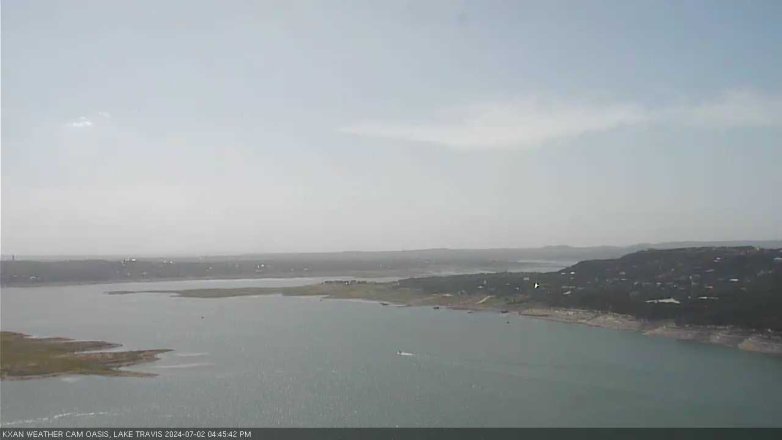 Lake Travis webcam, July 2, 2024 4:45 PM CT