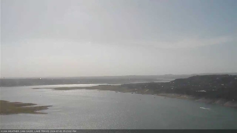 Lake Travis webcam, July 2, 2024 5:25 PM CT