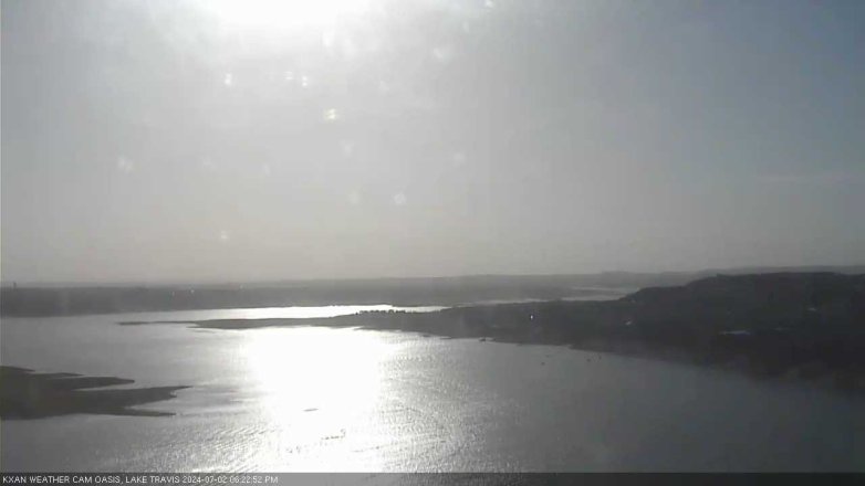 Lake Travis webcam, July 2, 2024 6:25 PM CT
