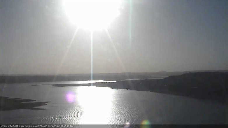 Lake Travis webcam, July 2, 2024 7:00 PM CT