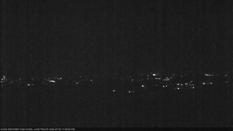 Lake Travis webcam, July 2, 2024 11:00 PM CT