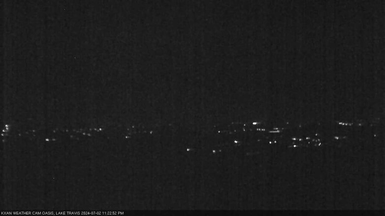 Lake Travis webcam, July 2, 2024 11:25 PM CT