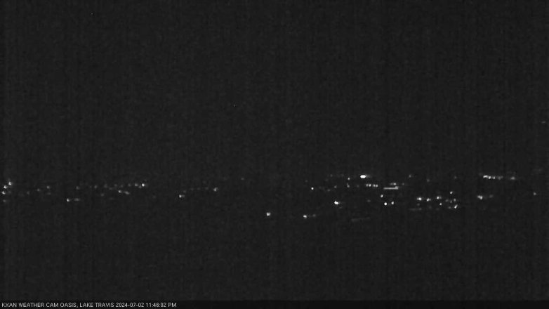 Lake Travis webcam, July 2, 2024 11:45 PM CT
