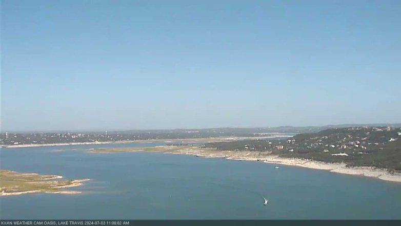 Lake Travis webcam, July 3, 2024 11:00 AM CT