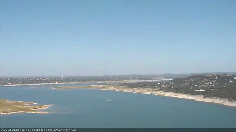 Lake Travis webcam, July 3, 2024 11:25 AM CT