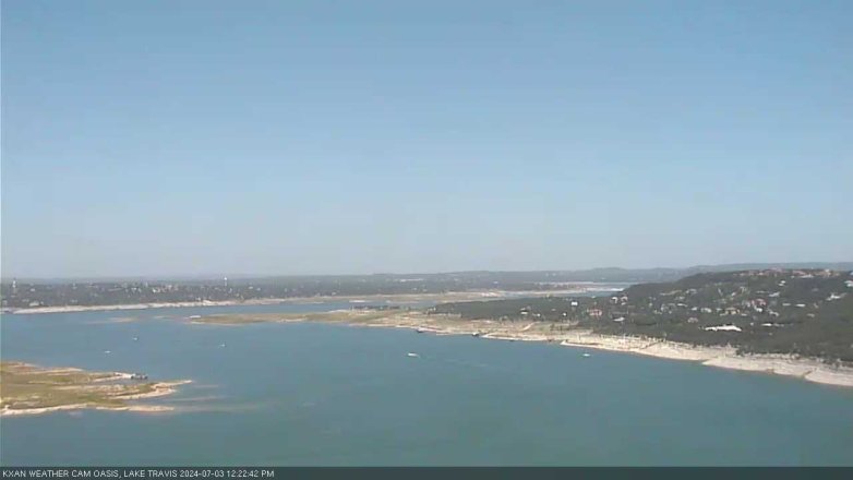 Lake Travis webcam, July 3, 2024 12:25 PM CT