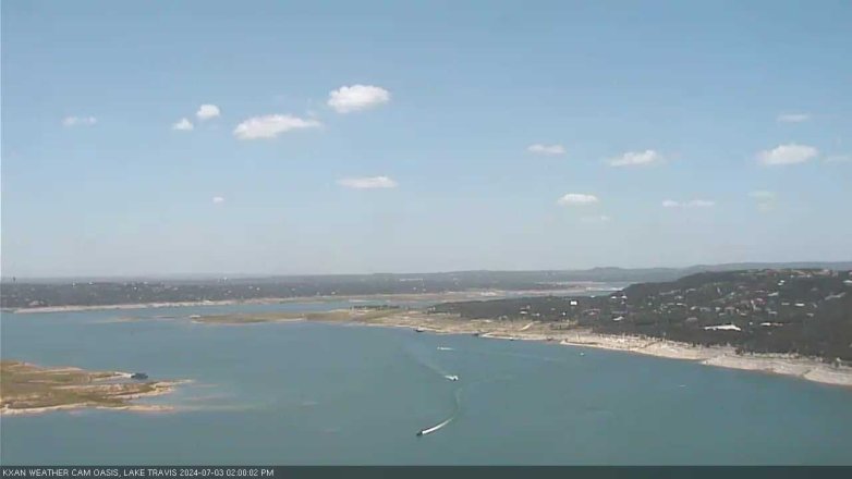 Lake Travis webcam, July 3, 2024 2:00 PM CT