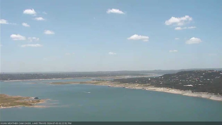 Lake Travis webcam, July 3, 2024 2:25 PM CT