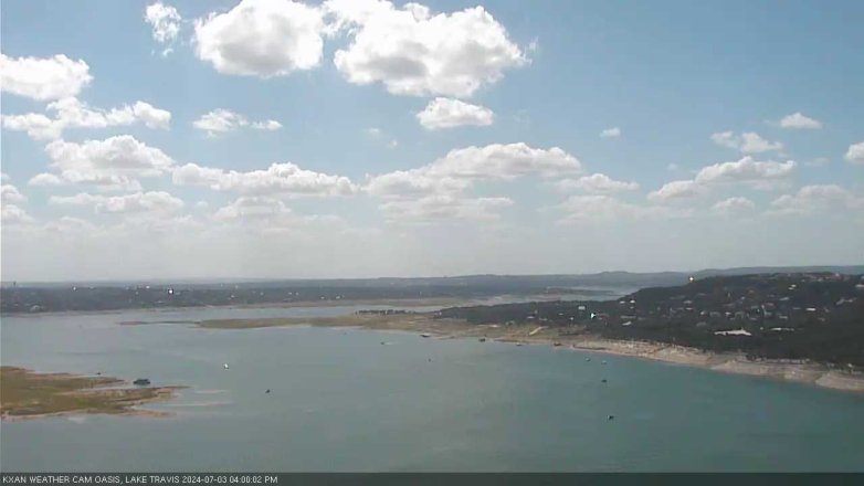 Lake Travis webcam, July 3, 2024 4:00 PM CT
