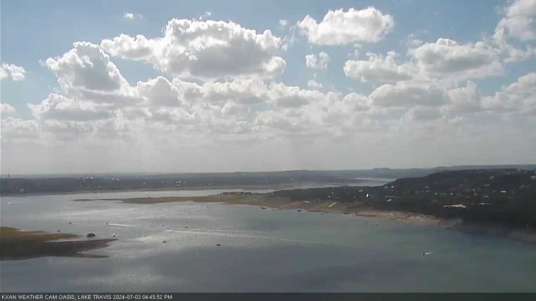 Lake Travis webcam, July 3, 2024 4:45 PM CT