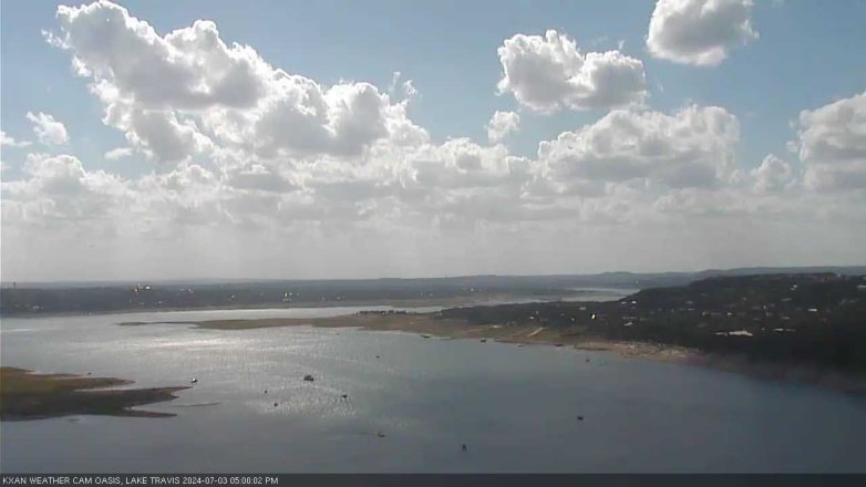 Lake Travis webcam, July 3, 2024 5:00 PM CT