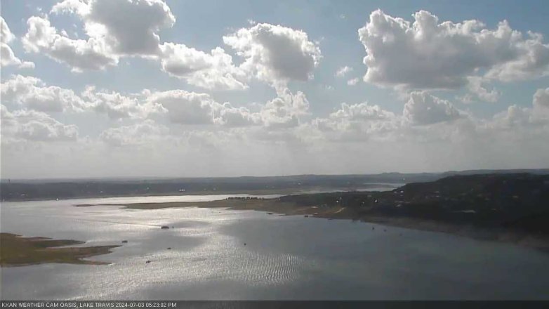 Lake Travis webcam, July 3, 2024 5:25 PM CT