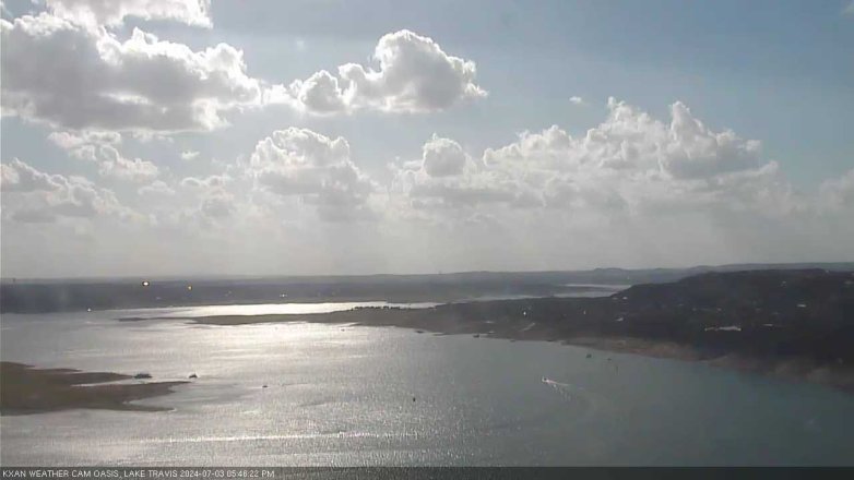 Lake Travis webcam, July 3, 2024 5:45 PM CT