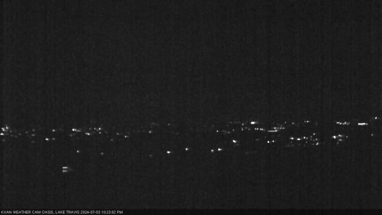 Lake Travis webcam, July 3, 2024 10:25 PM CT